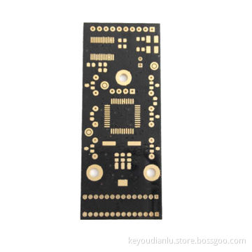 High-quality 2 Layers PCB Boards Design, Black Soldermask, Immersion Gold
